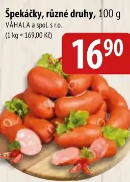 Bala Špekáčky nabídka