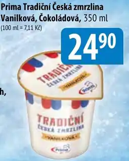 Bala Prima Tradiční Česká zmrzlina Vanilková, Čokoládová nabídka