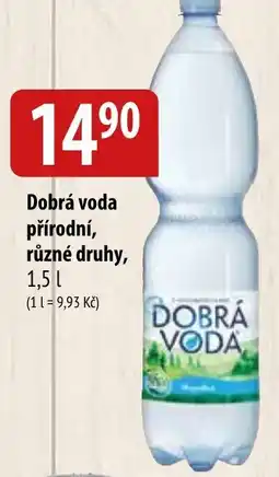Bala Dobrá voda přírodní nabídka