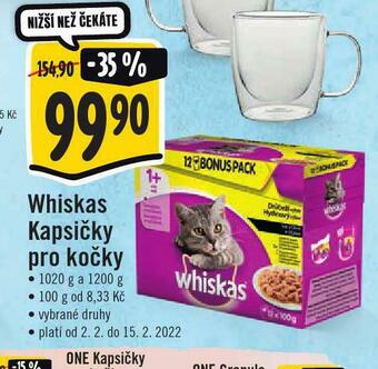Jip Whiskas kapsičky pro kočky nabídka