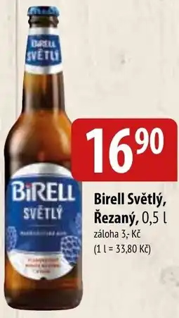 Bala Birell Světlý, Řezaný nabídka