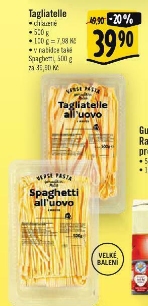 Albert Tagliatelle nabídka