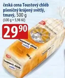 Bala Česká cena Toustový chléb pšeničný krájený světlý, tmavý nabídka