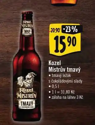 Albert Pivo kozel mistrův tmavý nabídka