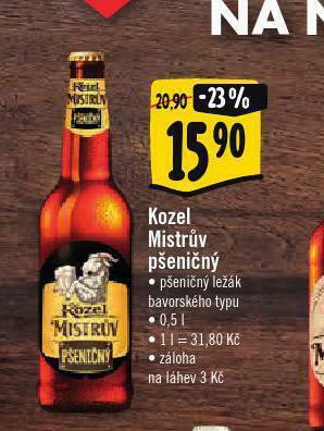 Albert Pivo kozel mistrův ležák nabídka