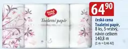 Bala Česká cena Toaletní papír nabídka