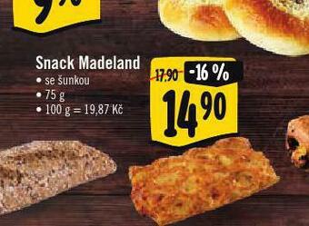 Albert Snack madeland nabídka