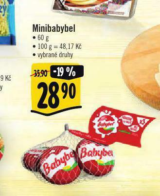 Albert Minibabybel sýr nabídka