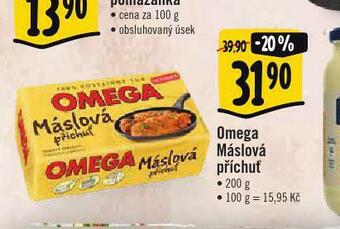 Albert Omega máslová příchuť nabídka