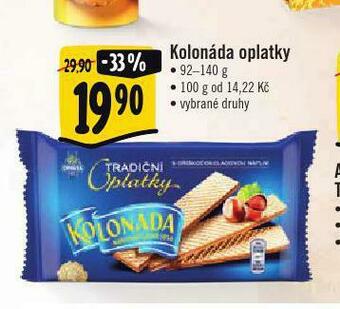 Albert Kolonáda oplatky nabídka