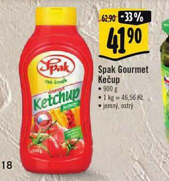 Albert Spak gourmet kečup nabídka