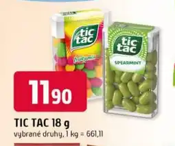 Trefa Tic Tac nabídka