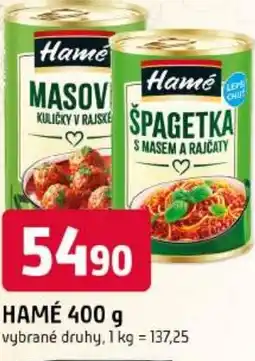 Trefa Hamé nabídka