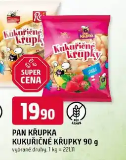 Trefa Pan křupka kukuřičné křupky nabídka