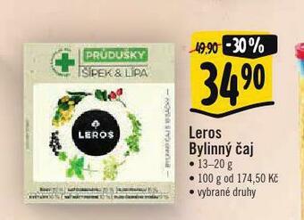 Albert Leros bylinný čaj nabídka