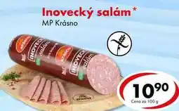 CBA Inovecký salám*, MP Krásno nabídka