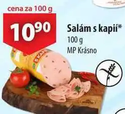 CBA Salám s kapií nabídka
