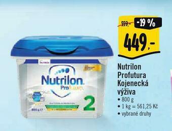 Albert Nutrilon kojenecká výživa nabídka