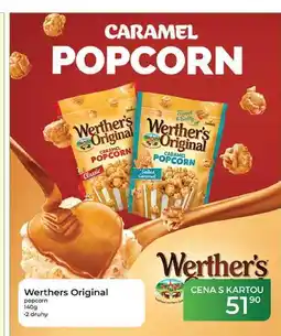 Tamda Foods Werthers Original popcorn nabídka