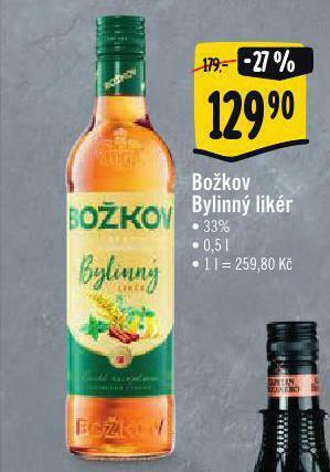 Albert Božkov bylinný likér nabídka