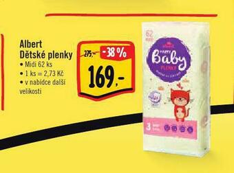 Albert Dětské plenky nabídka