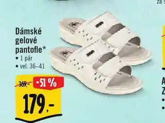 Dámské gelové pantofle