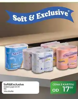 Tamda Foods Soft & Exclusive toaletní papír 2V-3V 4ks nabídka
