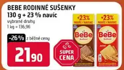 Trefa Bebe rodinné sušenky nabídka