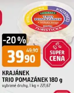 Trefa Krajánek trio pomazánek nabídka