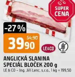 Trefa Anglická slanina speciál bloček nabídka