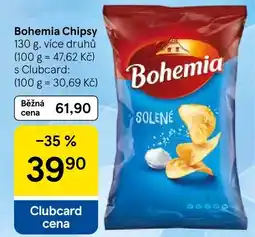 Tesco Bohemia Chipsy nabídka