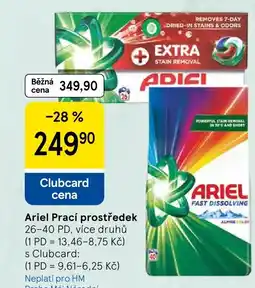 Tesco Ariel Prací prostředek nabídka