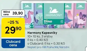 Tesco Harmony Kapesníky nabídka