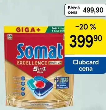 Tesco Somat Čisticí prostředek do myčky na nádobí nabídka