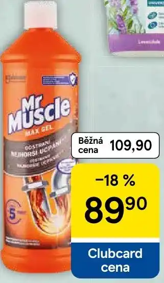 Tesco Mr Muscle Max Gel na čištění odpadů nabídka