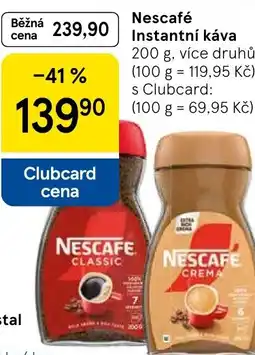 Tesco Nescafé Instantní káva nabídka