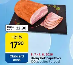 Tesco Uzený bok paprikový nabídka