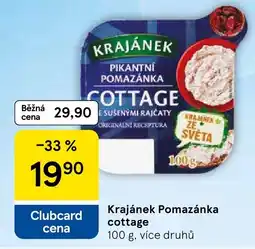 Tesco Krajánek Pomazánka cottage nabídka
