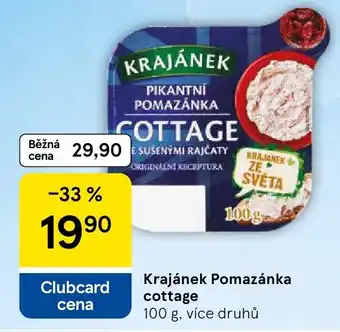 Tesco Krajánek Pomazánka cottage nabídka