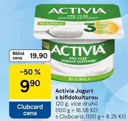 Tesco Activia Jogurt s bifidokulturou nabídka