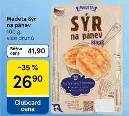 Tesco Madeta Sýr na pánev nabídka