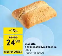 Tesco Ciabatta s provensálským kořením nabídka