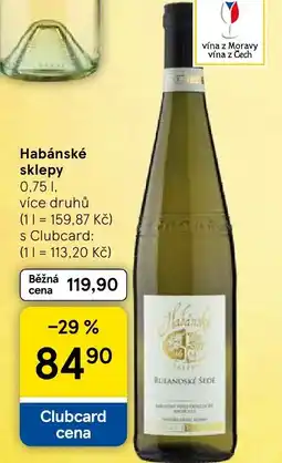 Tesco Habánské sklepy nabídka
