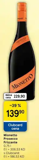 Tesco Mionetto Prosecco Frizzante nabídka