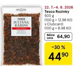 Tesco Tesco Rozinky nabídka