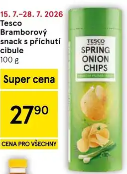 Tesco Tesco Bramborový snack s příchutí cibule nabídka