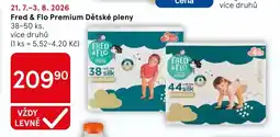 Tesco Fred & Flo Premium Dětské pleny nabídka