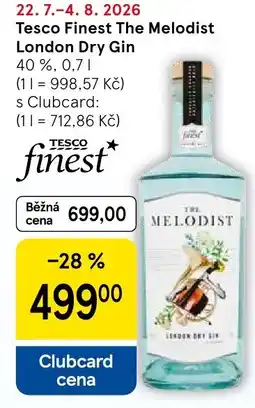Tesco Tesco Finest The Melodist London Dry Gin nabídka