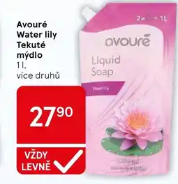 Tesco Avouré Water lily Tekuté mýdlo nabídka