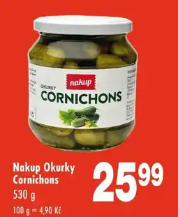 Qanto Nakup Okurky Cornichons nabídka